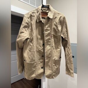 Levi’s European engineer’s denim jacket - tan/khaki